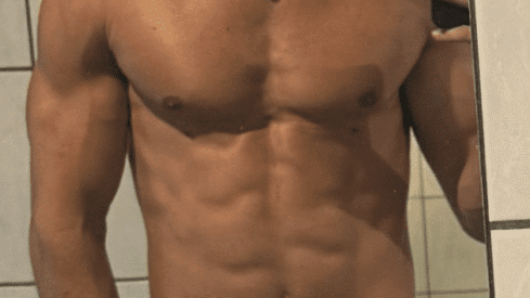 Hot Straight Surfer Gets His Cock Sucked Through a Glory Hole