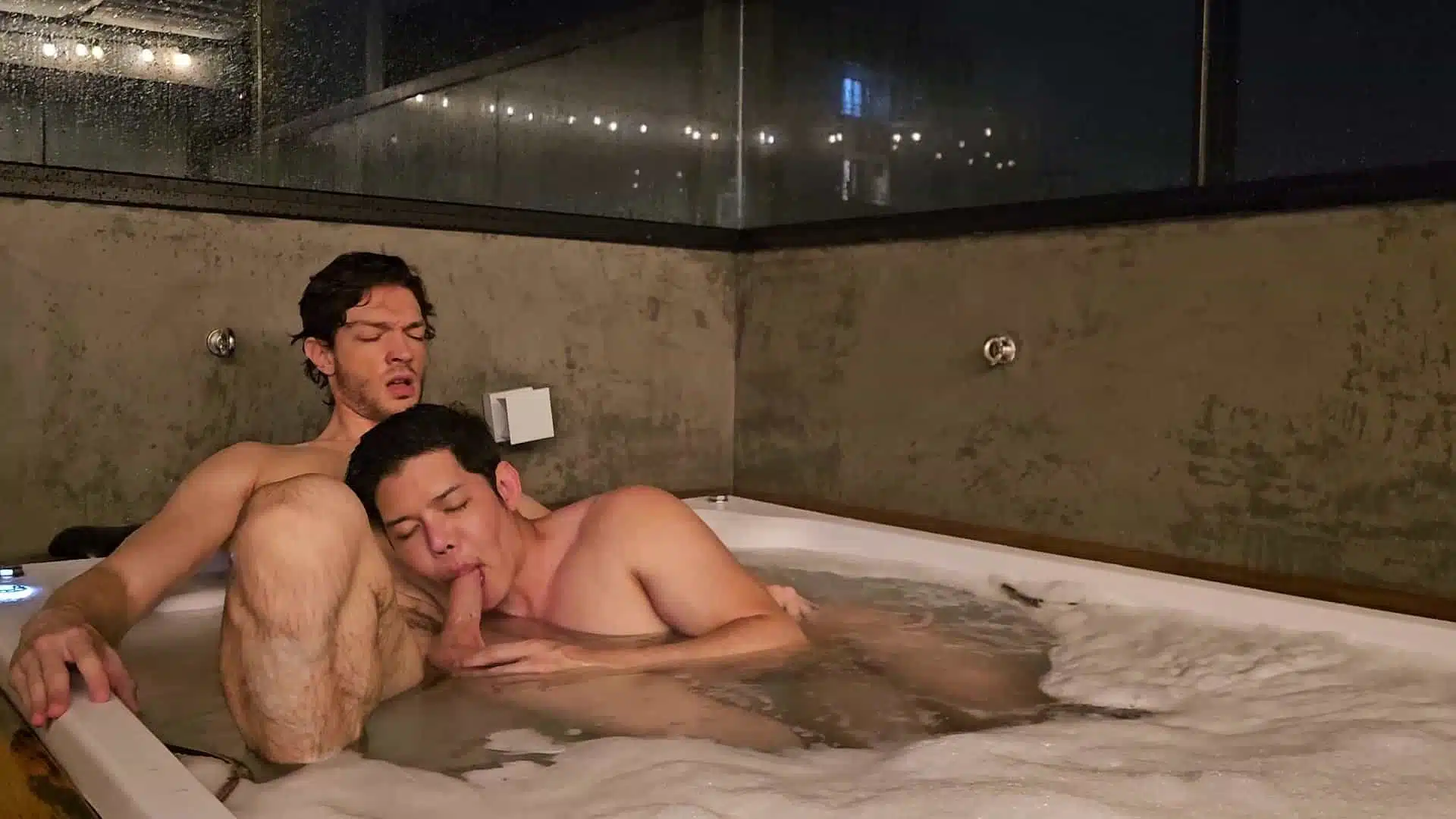 BTS - Me And Felipebrdot Fool Around In Hot Tub 2 Felipebrdot Fool Around In Hot Tub after his edging session with a huge load