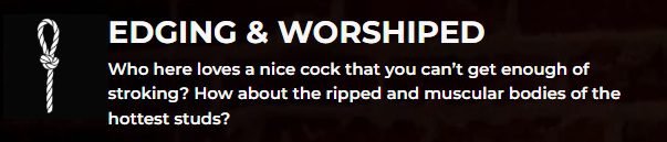 The most super hot dudes get their cock edged and cum hard. I use my throat to edge their cock a lot, not just some boring handjob. That’s why a lot of them cum multiple times!