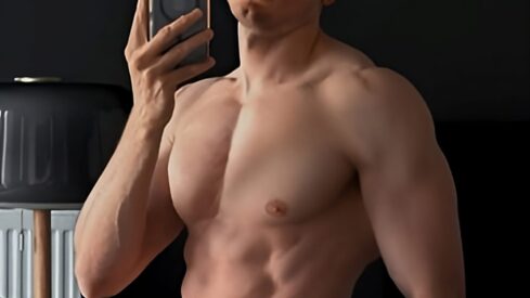AaronHugese Has It All: Handsome, Perfectly Ripped Muscle, and a Huge Thick Uncut Cock