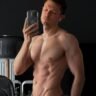 AaronHugese has it all: handsome, perfectly ripped muscular body, and a huge, thick, uncut cock